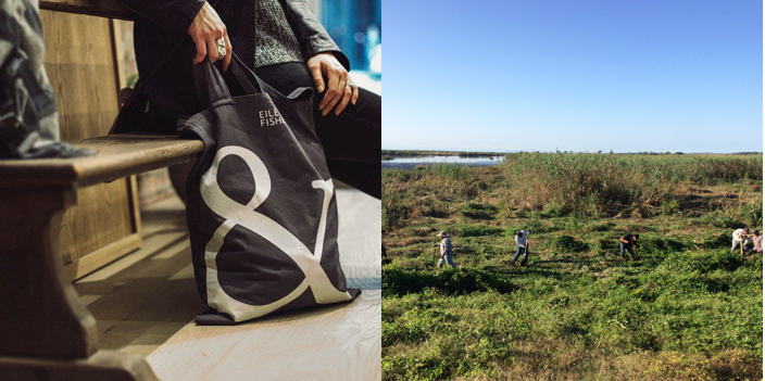 Restore the Earth Partners with EILEEN FISHER in Their Reusable Bag Campaign